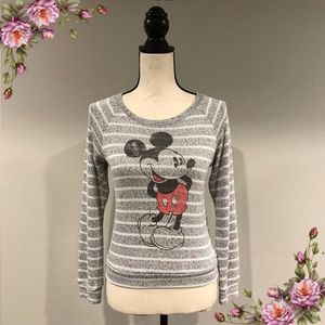 🌺 3/25$ Disney striped Mickey Mouse top